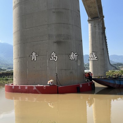 钢覆式eva柔性复合材料河道通航桥梁桥墩防撞设施聚氨酯保护